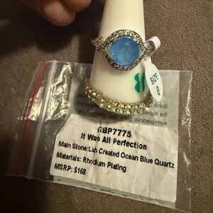 It Was All Perfection Blue Quartz Ring